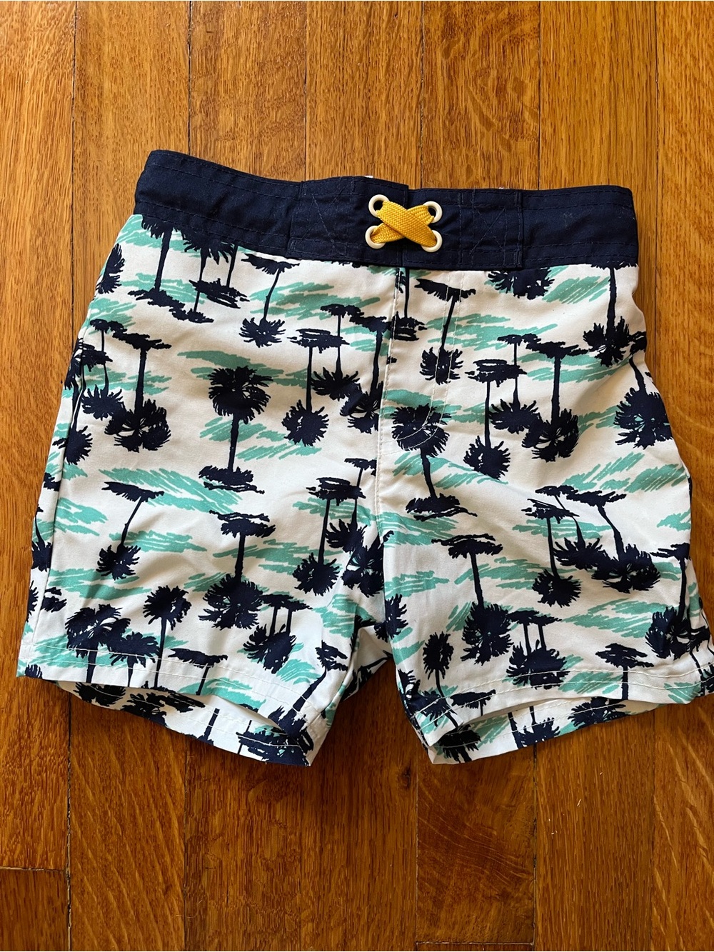 Cat & Jack 3T Tropical Palm Swim Shorts